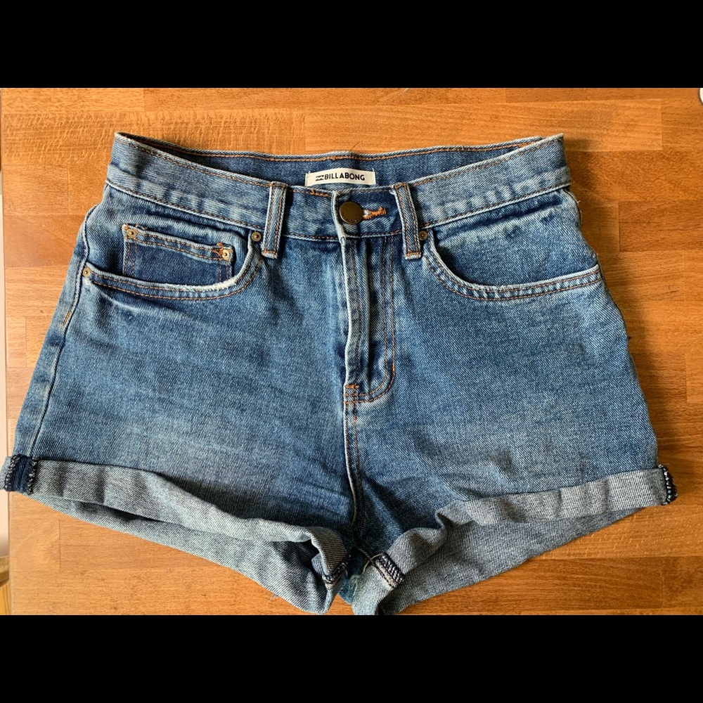 Denim shorts